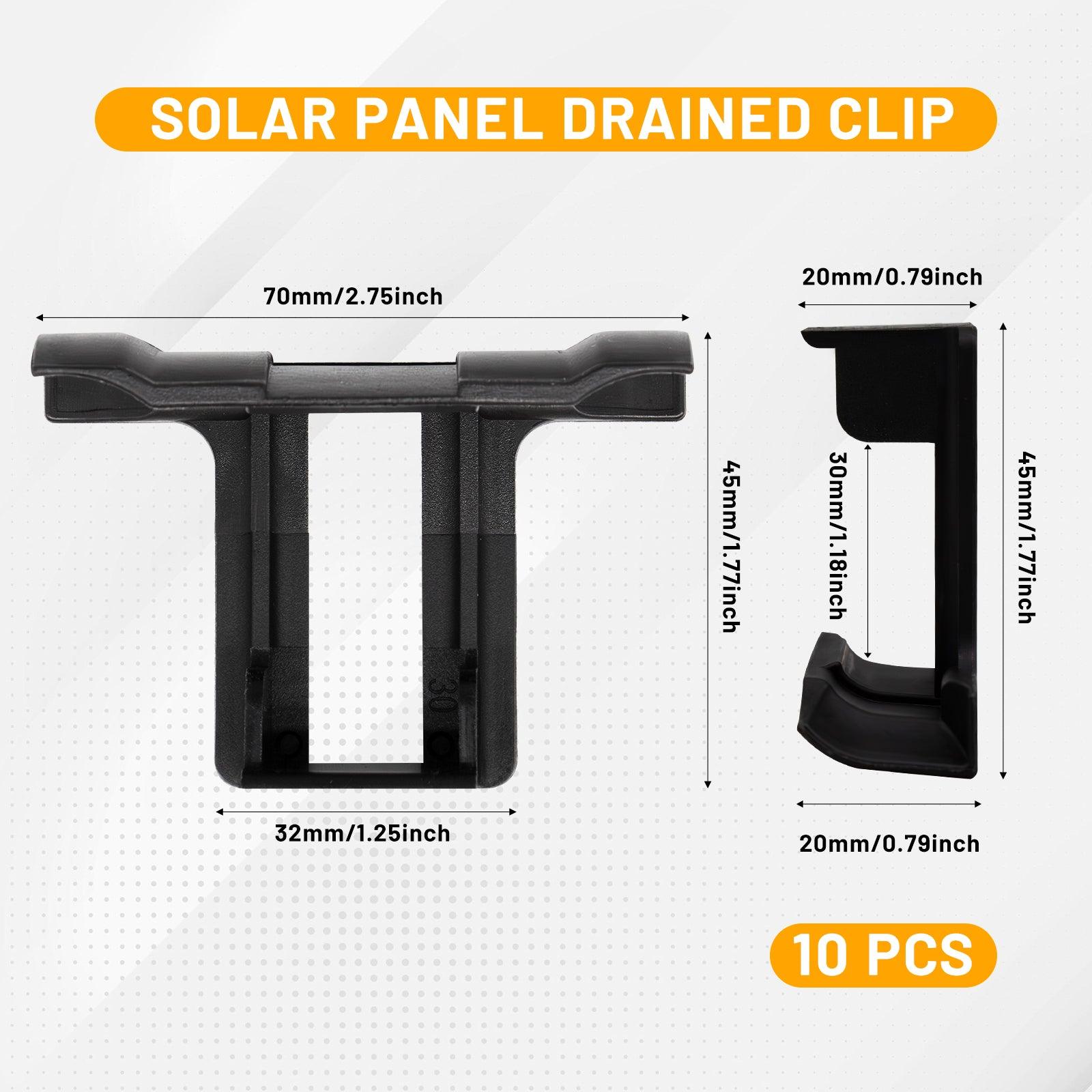 10PCS Solar Panel Water Drain Clips - CP-SETUNO