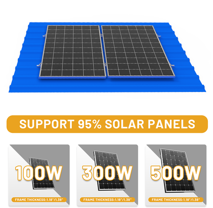 Solar Panel Mount Bracket Kit 4.72in mini rail set