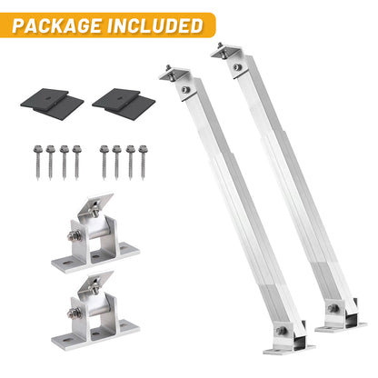 26in Adjustable Solar Panel Tilt Mount Brackets