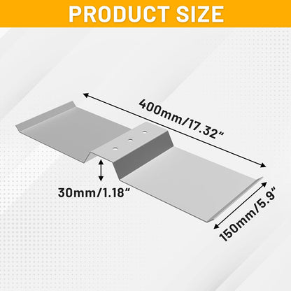 4 Pcs Aluminum Pallet, Shim Block, Ballast Plate, Support for Adjustable Solar Panel Tilt Mount Brackets