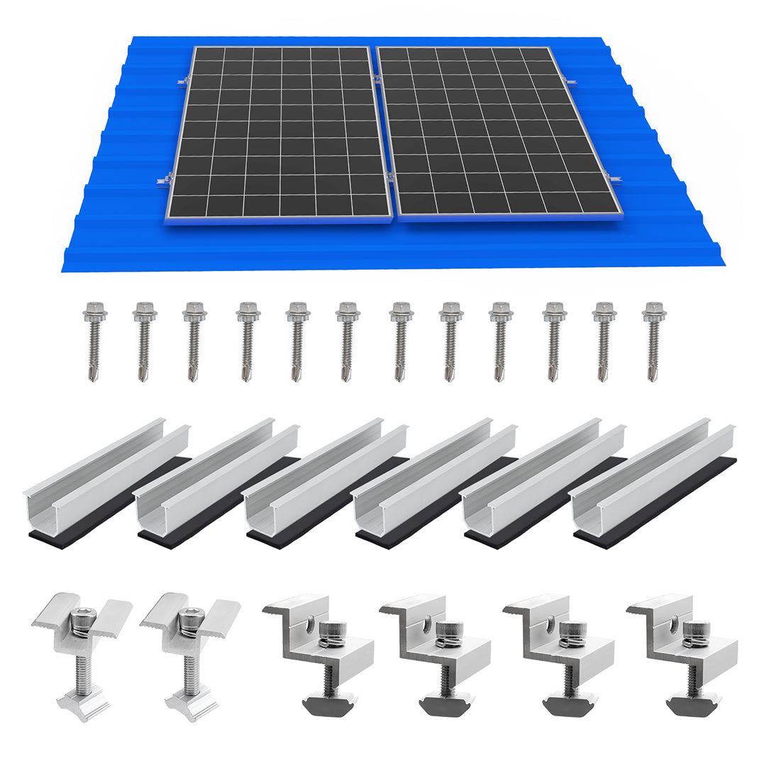 Solar Panel Mount Bracket Kit 4.72in mini rail set